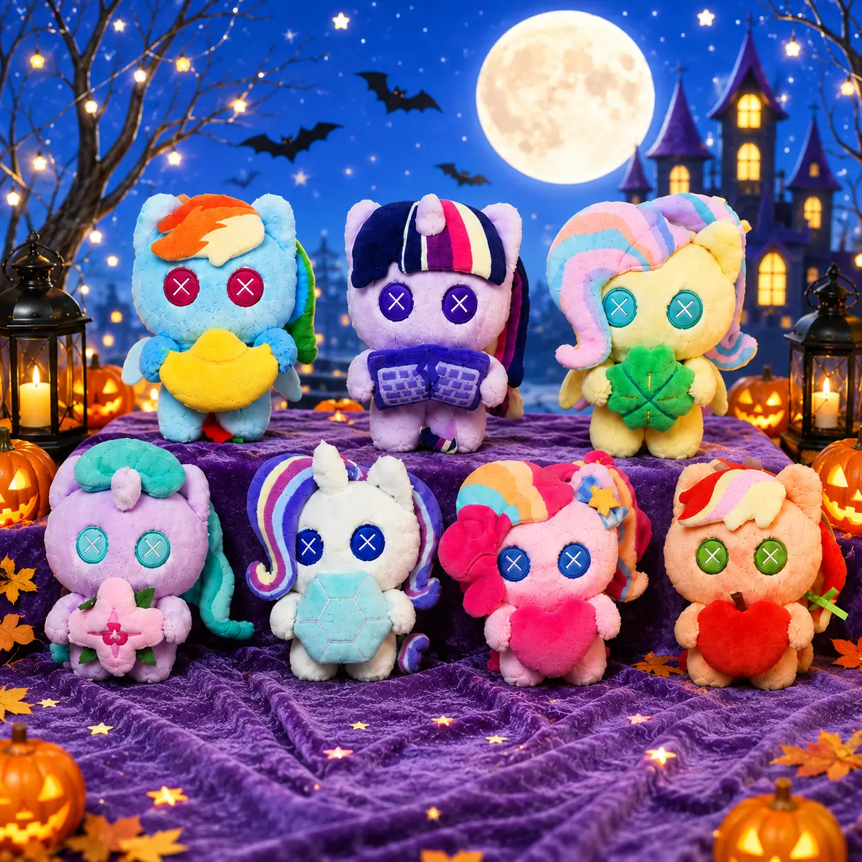 My Little Pony Hearth's Warming Eve Plush Pendant Blind Box Series 2 soft cute pony plush charms with holiday styles random designs lovely bag accessories and collectible gifts for fans, Back To School