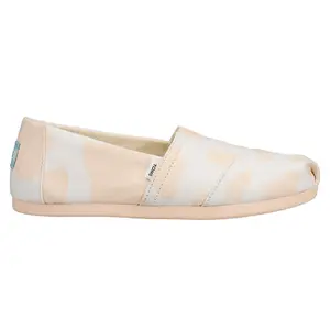 TOMS Womens Alpargata Slip On Flats Casual - Beige