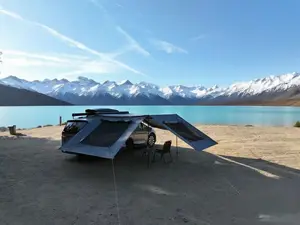 The Ailuyun Awning side/Front Wall is specially designed to fit the Ailuyun2.5m/8.2ft car side   Awning- Waterproof, Sunshade, Privacy Screen, Easy Setup for SUV/Jeep/Van/Truck Camping