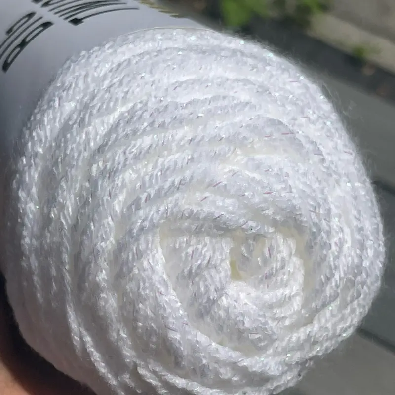 1) 1 Roll of Big Twist Twinkle, soft Sparkle yarn, white, 371 yd/6oz   2) 1 Roll of Soft Classic Multi Ombre Yarn by Loops & Threads - 252 Yards / 5oz 3) 1 Roll Big Twist Value 100% Acrylic "varsity Orange" Yarn, 6OZ