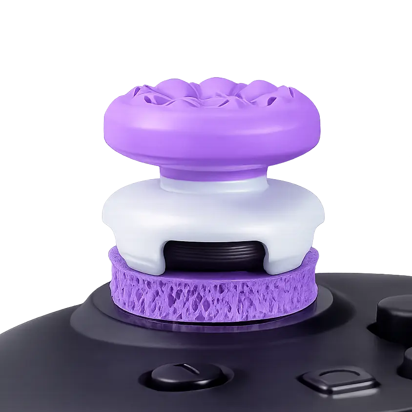 Professional Thumbstick Grips for Playstation 4 (PS4), Playstation 5 (PS5), Xbox Series X/S, Xbox One, Xbox One X/S Controller | 1 High-Rise, 1 Mid-Rise, Performance Grips for Playstation 5 / Xbox, (Not including Controller) Console Joystick Rubber Game