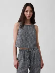 GAP Cotton Gauze Racer Shell Tank Top