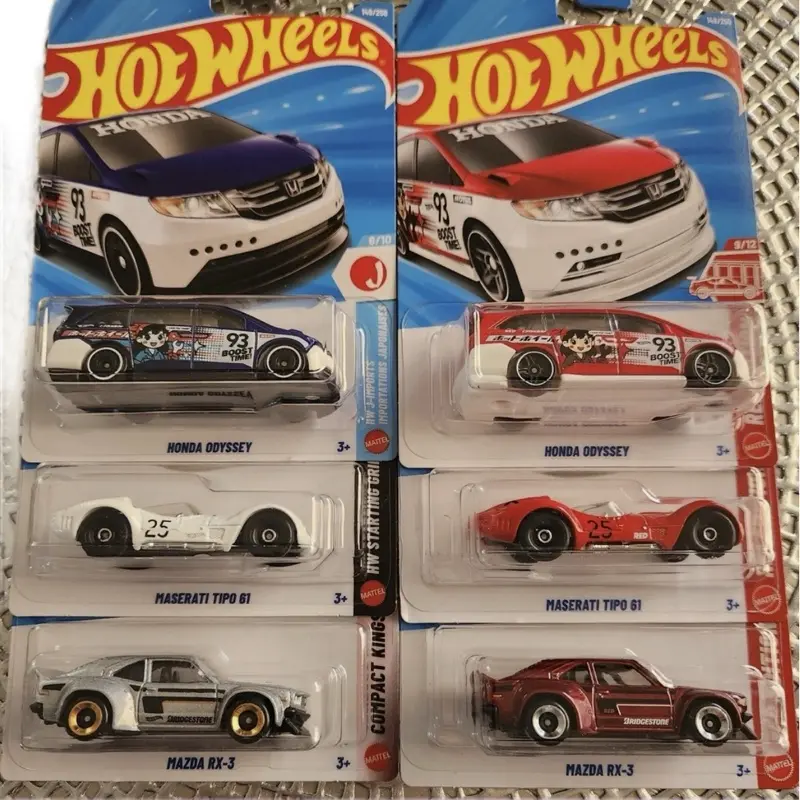 Hotwheels New Release 2026 Red Edition Set (Odyssey) + Matching Sub Set Lot Of 6