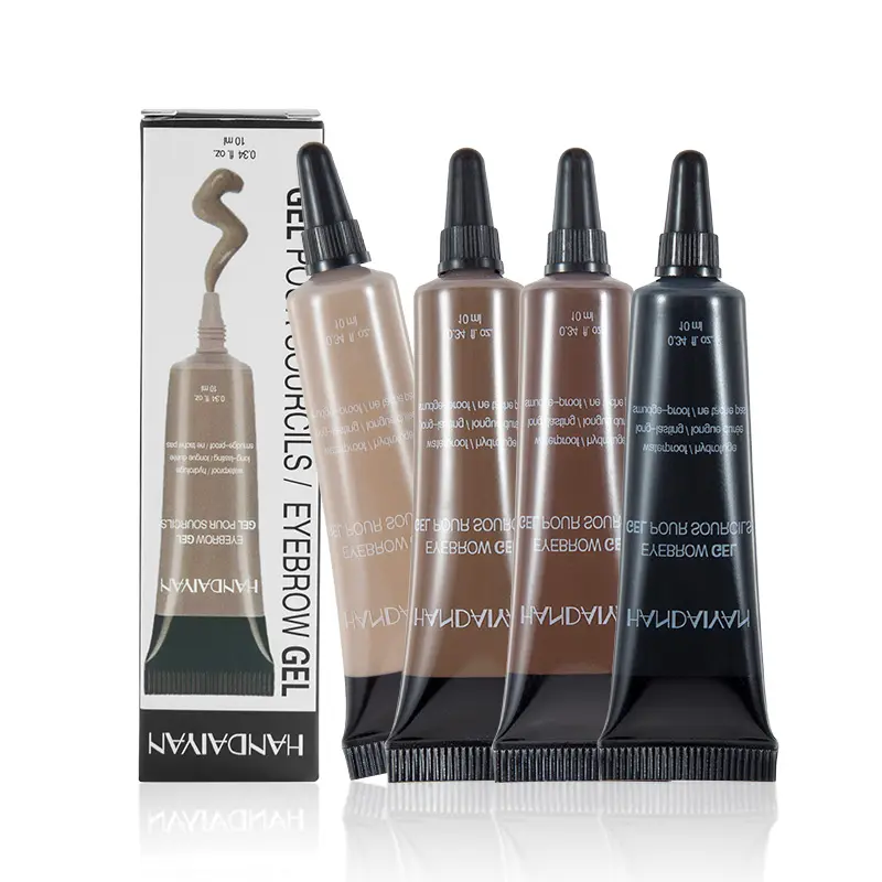 Eyebrow Tint Kit - Long-Lasting, Waterproof Brow Dye Gel Set | Smudge-Proof Brow Color