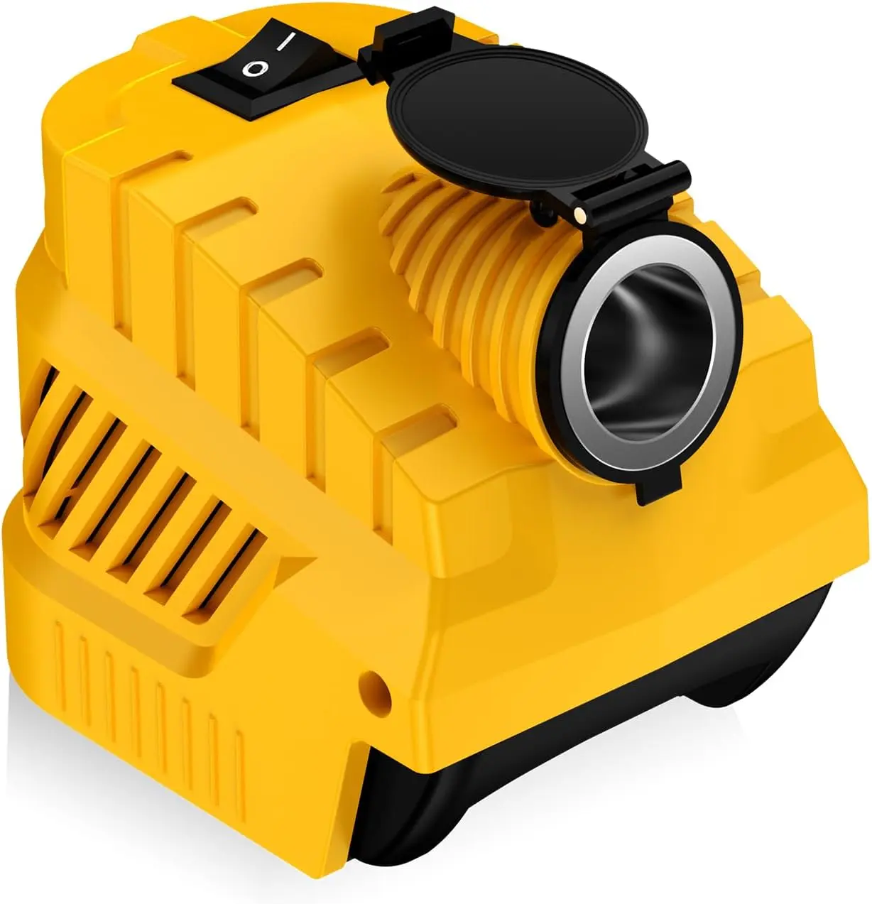 Dewalt 18V/20V to 12V Step-Down Power Tool Adapter, 240W Conversion Accessory with Car Cigarette Lighter Socket, Multi-Port (USB Port, QC3.0 27W USB-C), Compact Small Size Easy to Move for Outdoor Activities Charging