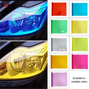 Car Headlight Film Chameleon Styling Headlights Tint Sticker Headlight Taillight Fog Light Change Color Film for Car Accessories