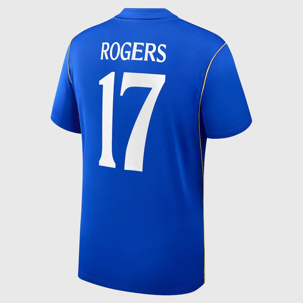 Morgan Rogers 17 Blue Home Soccer Jersey – Lightweight Quick-Dry Shirt, Custom Player Name & Number