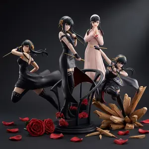 Spy x Family Yor Forger Thorn Princess/Rose Flower Official PVC Anime Figure Collectible Figurine Table Ornament Fan Collection Holiday & Birthday Gifts