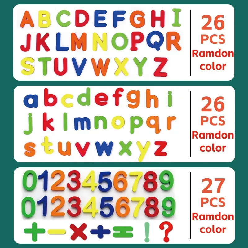 Magnetic Alphabet & Number Sticker, 1 Set Educational Magnetic Sticker for Kids, Letter Number Refrigerator Magnets, Magnet Letters, Toddler Fridge Magnets for Learning Toys & Kids Toys, Decor, Fridge Magnet