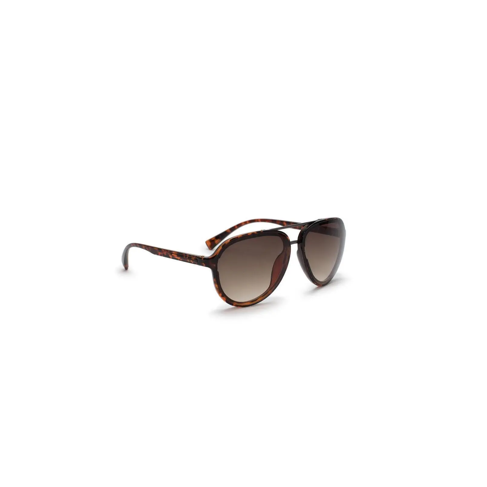 Men's Aviator Sunglasses With Dark Tortoise Frame - B0011STOR
