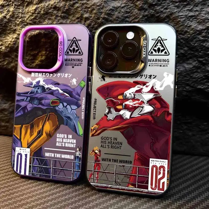 Anime Evangelions Matte Fashion Cover For Apple iPhone 17 Air 16 15 14 13 12 11 Pro Max Plus  Colorful Phone Case Christmas gift