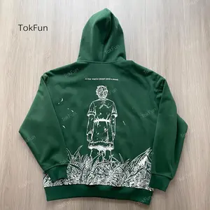 Vinland Saga Thorfinn Hoodie Unisex Printed Hoodie Anime Hoodie Forest Green Suitable for Winter Long Sleeve Stylish Wear For anime fan Fashion Streetwear Menswear Sweatshirts