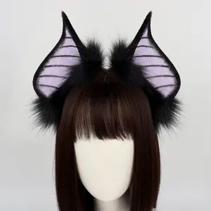 Puffy Headband for Parties, Cosplay, Halloween & Festival Photos - Light Weight Plastic Skeleton with Soft Plush Surface - Unique Design for Cosplay Accessories