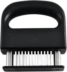 Meat Tenderizer With 48 Stainless Steel Sharp Needle Blade, Heavy Duty Meat Cooking Tool for Tenderizing Beef, Pork, Chicken, Lamb, Fish And More