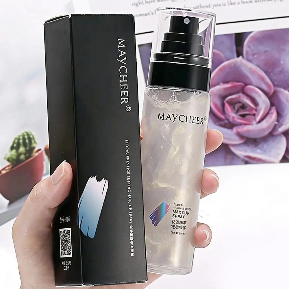 Long-lasting Makeup Setting Spray 1 Count Oil Control Makeup Finishing Spray Waterproof Sweatproof Makeup Fixer Product for Women Sealing Cosmetic Mist Summer Makeup Gift