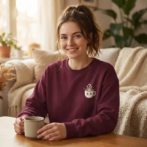Kawaii Latte Mug sweatshirt | Crewneck Pullover