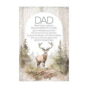 Dexsa Dad More Than Wood Wall Plaque with Easel