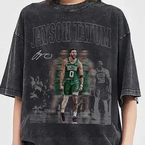 Vintage J.Tatum Basketball Shirt, State 90s Basketball Graphic Tee, Champion Basketball Fan, Wash T-shirt