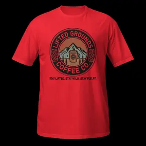 Lifted Grounds Coffee Co.® Mens Softstyle Tee – "Adventure Fuel" Edition