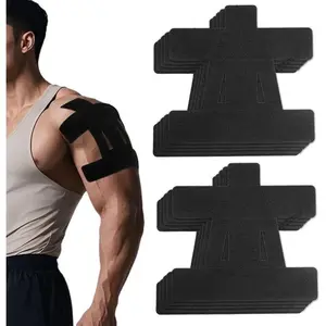 10/20/30/40pcs Kinesiology Tape for Shoulder Pain Relief Pre Cut Sport Waterproof Breathable Elastic Kinesiology Athletic Tape Care