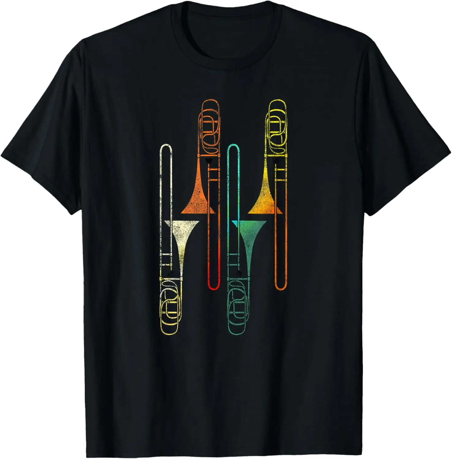 Retro Trombone - Jazz T-Shirt