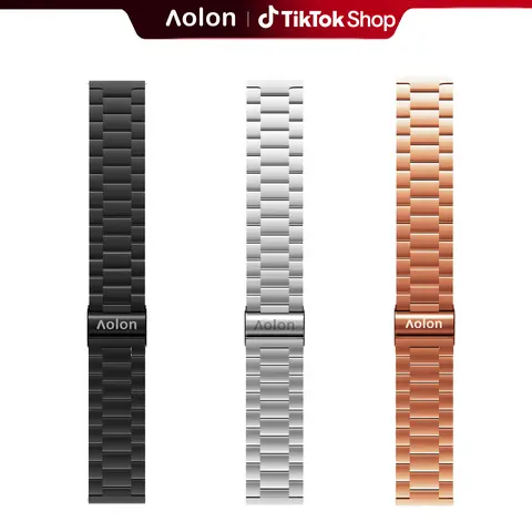 AOLON Smartwatch Replacement Band, 22mm Stainless Steel & Mesh Milanese Loop Metal Strap Compatible with GTR3 / GTR / Navi R3 Ultra / GT6PRO / GT5PRO / Luxor / CURVE3 / GTS3