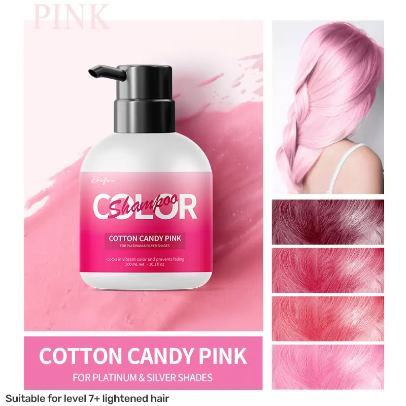 Natural Extracts Color Depositing Shampoo with Shea Butter & Quinoa No Ammonia Semi-Permanent Hair Dye Shampoo for Vibrant Lasting Color