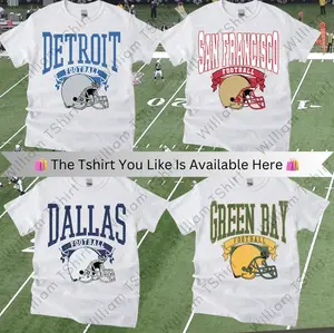 Football Team Tshirt, Vintage Football Tshirt, Football Team Tshirt Collection, Hometown Pullover City Football Retro Tshirt, Gift Fans, For Women, For Men.