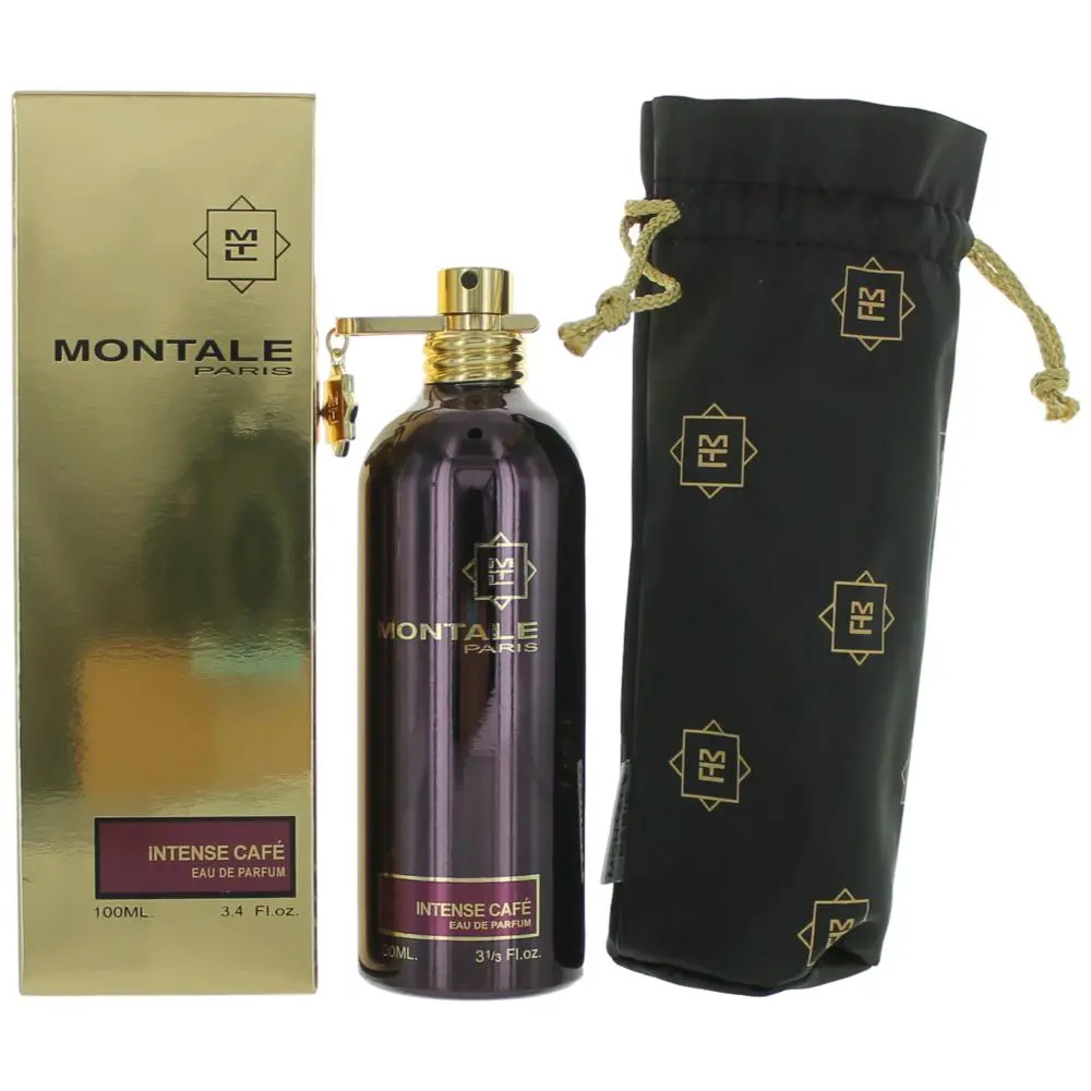 Montale Intense Cafe by Montale, 3.4 oz EDP Spray for Unisex, Coffee, 3.4 Fl Oz, Oriental Vanilla, Vanilla Base, Floral, Musk, Rose, Unisex Fragrance, Floral Blend