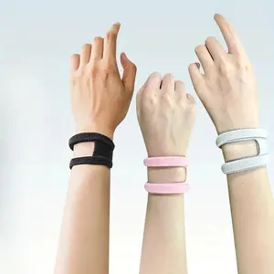 3Pcs Adjustable Wrist Support Brace Carpal Tunnel Relief for Work Sports Joint Protection Elastic Pressure Wrist Strap Polyester Fiber Unisex Healthcare Tool