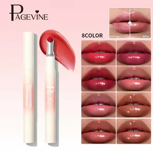 Glossy Lip Glaze Lipstick, Juicy High-Shine & Plumping Formula, Waterproof Transfer-Resistant, Buildable Color, Ideal for Everyday Errands & Summer Brunch
