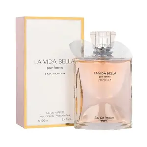 La Vida Bella Perfume for Women Eau de Parfum Natural Spray Fresh Floral Scent 3.4 Fluid Ounce 100Ml Classic Bottle Holiday Gift