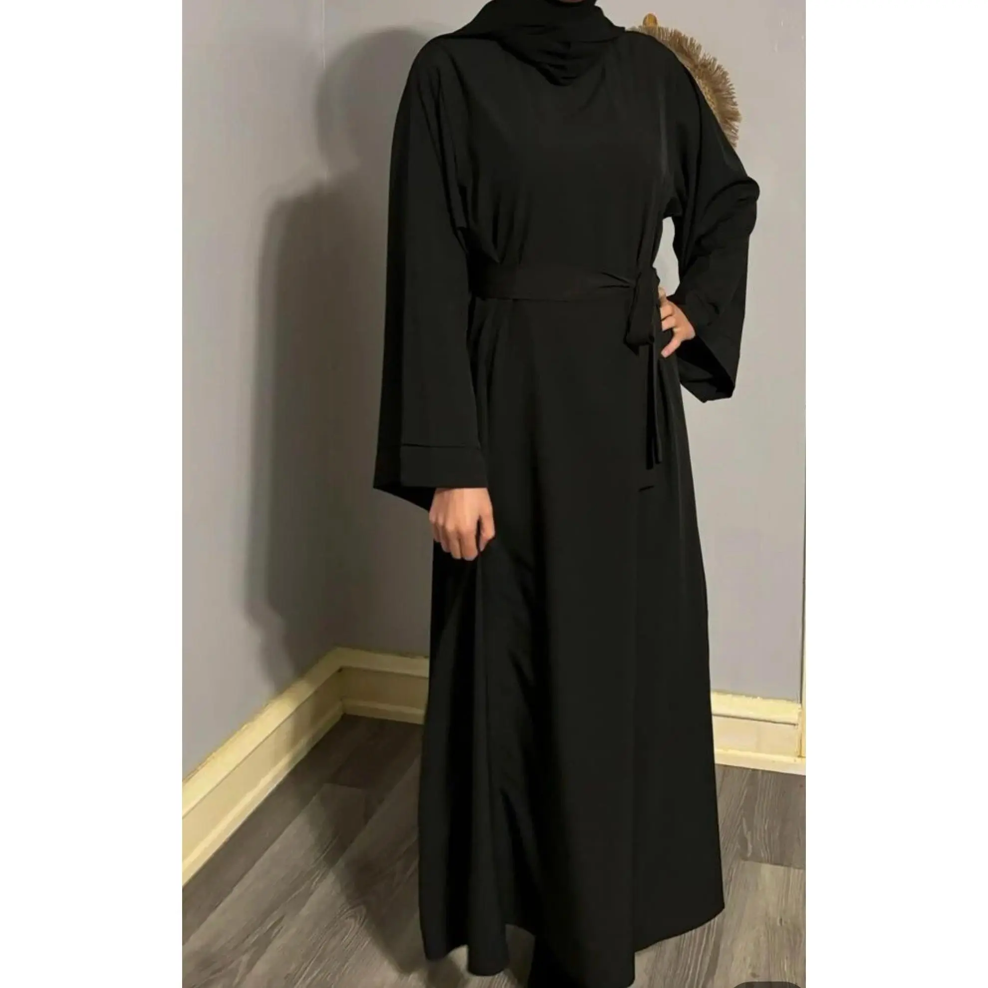 Dubai Abaya (Black) - Women's Muslim Clothing