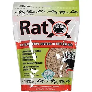 Ecoclear Product Ratx AX00000 All-Natural Non-Toxic Rat & Mouse Killer Pellets, 1 lbs