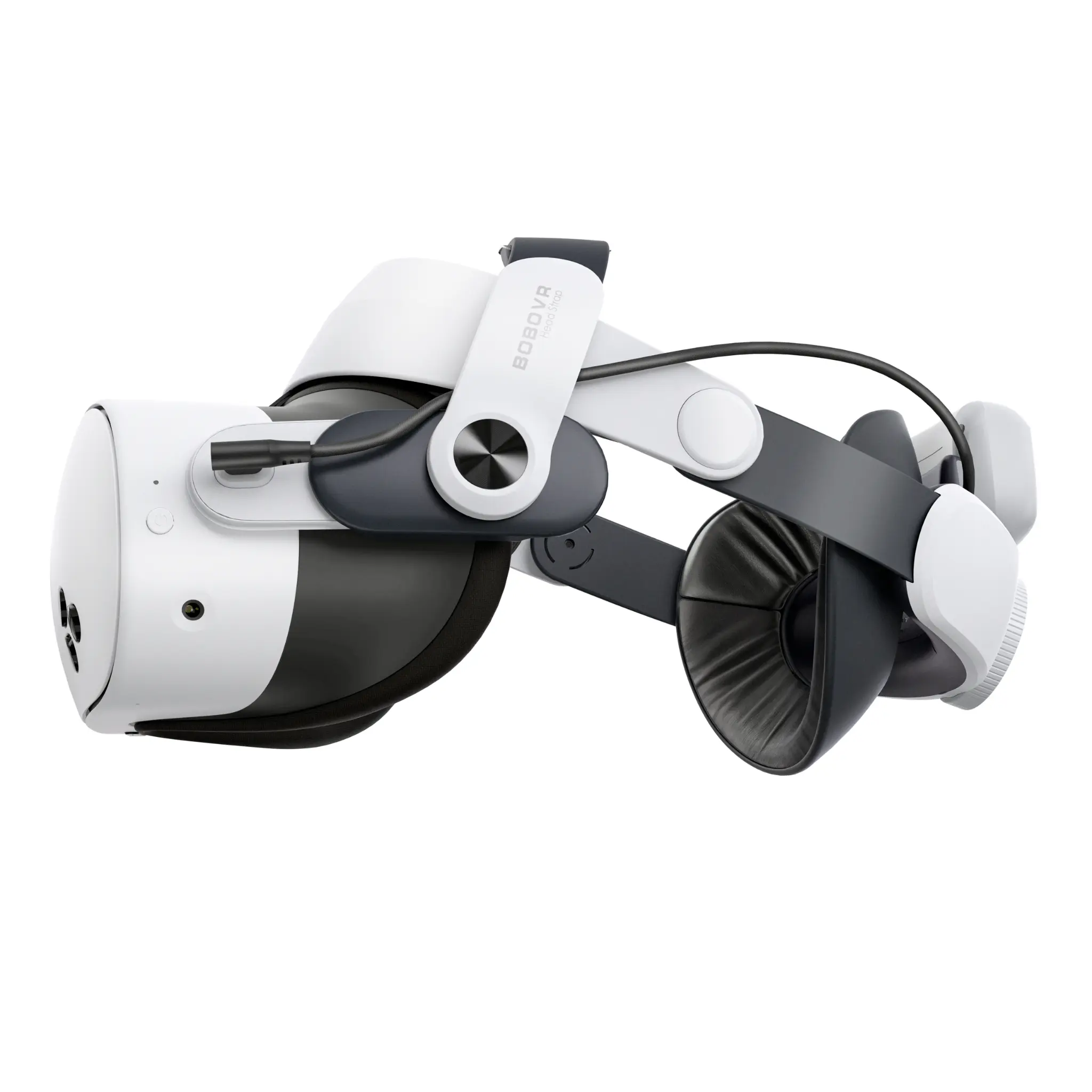 BOBOVR M3 Pro VR Battery Head Strap - Magnetic Quick-Swap Detachable Battery, Comfort Design,  MetaOculus Quest 3/Quest 3S Wearable Accessory enhanced support comfortable strap Extended Playtime