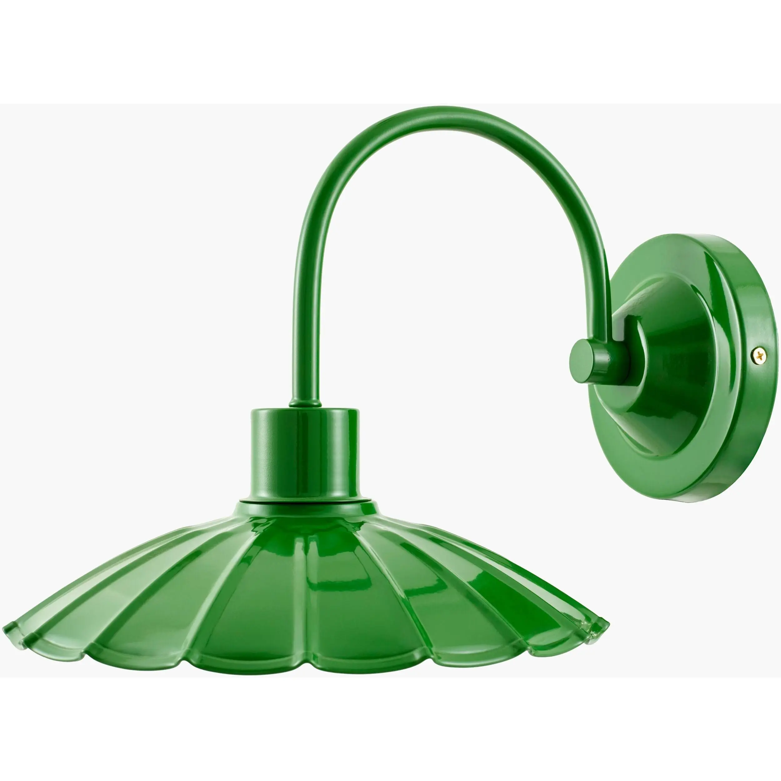 Forest Green Rustic Wall Sconce for hallway or bedroom lighting