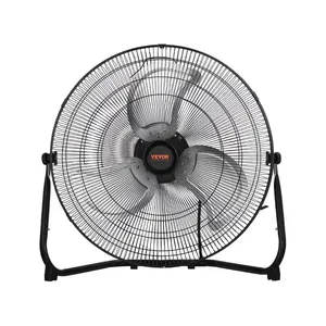 VEVOR 18 Inch Floor Fan 3 Speeds 360° Adjustable Tilt High-Velocity Industrial Cooler Fan