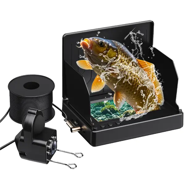 Portable Underwater HD Fishing Camera with 4.3 In Screen - IPX8 Waterproof, Fish Finder Fishing Accessories for Aquariums, Outdoor Fishing - Ideal Summer Gift for Anglers, Live Scope For Fishing, Hd Video，Back-to-School Gifts