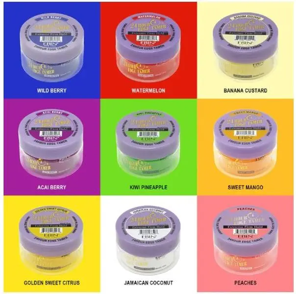 24-Hour Edge Control Gel - Hydrating Argan Oil Water-Based Haircare Product, Cruelty-Free Vegan Formula, Lightweight Ultra Hold, Long-Lasting Smooth No-Flake Finish, Tames Flyaways for All Hair Types