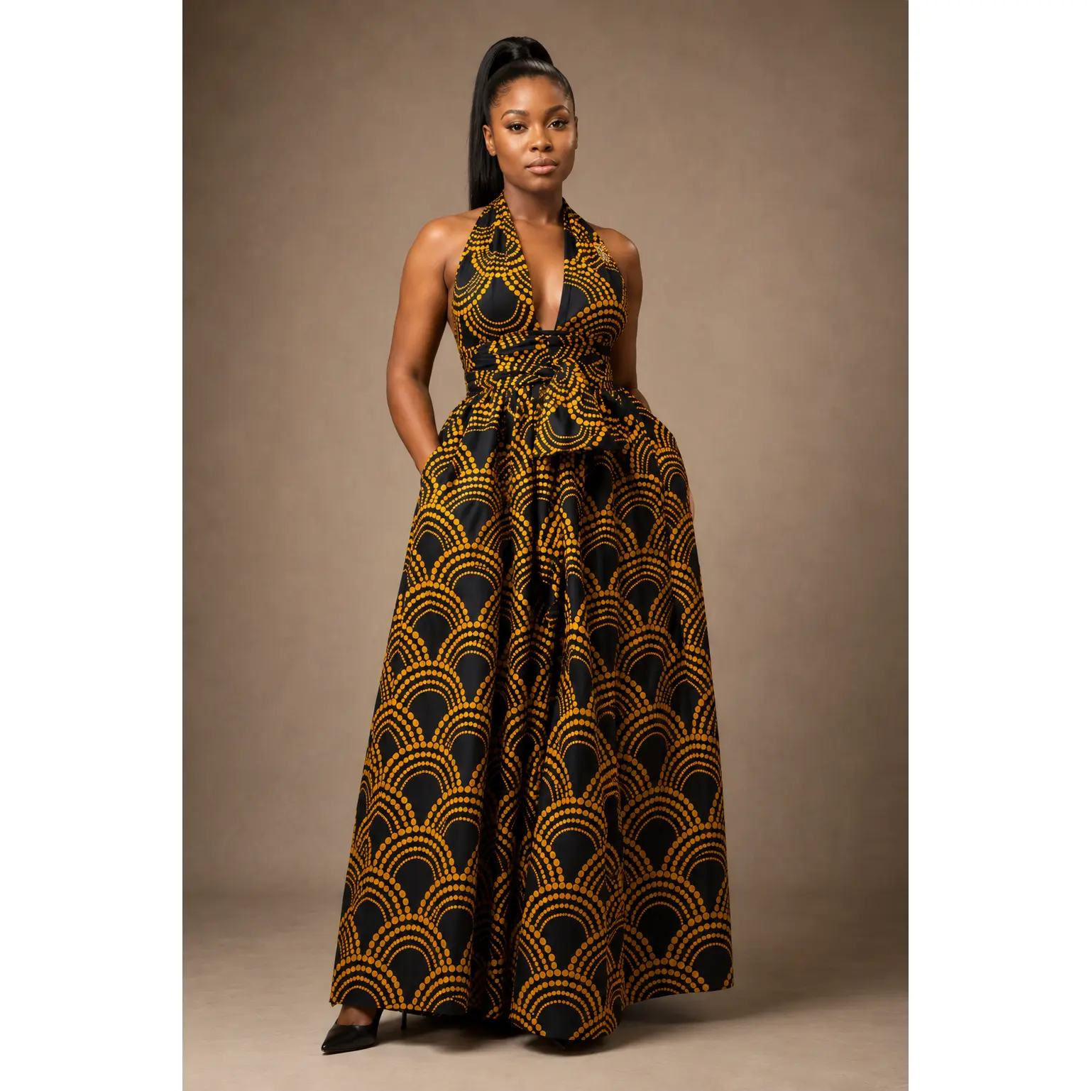 WRAP ME Infinity Maxi Dress | Elegant Multi-Way Dress with Pockets