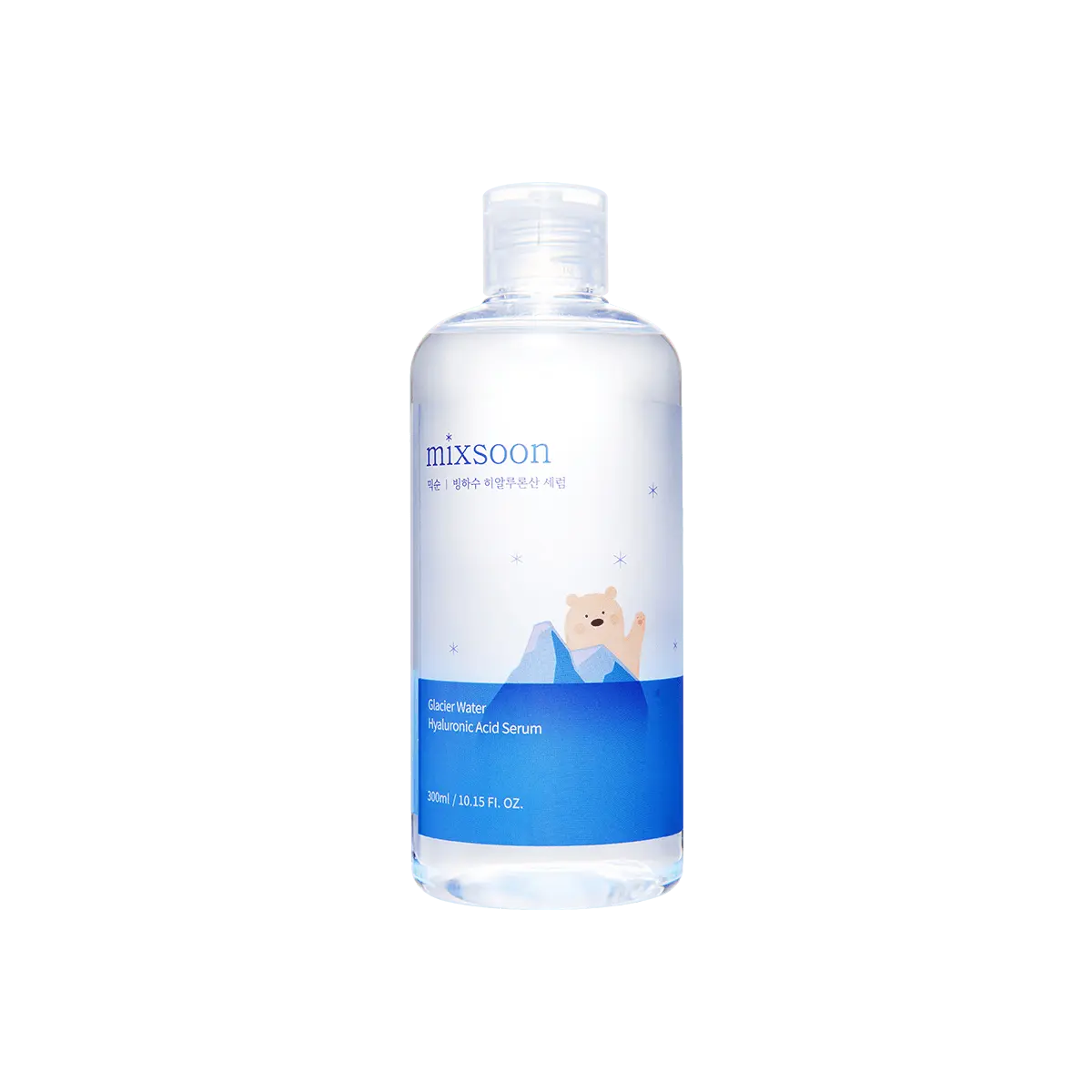 Mixsoon Korean Hyaluronic Acid Essence Toner - 300ml Glacier Water Toner, Gentle, Hydrating, Moisturizing, Fresh and Clean, All Skin Types Friendly, ENHYPEN Endorsed