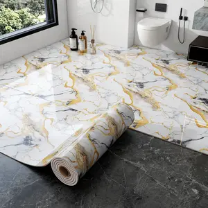 Thick Self-Adhesive Tile Look Wall Stickers, Waterproof Moistureproof Moldproof, DIY Decor for Kitchen Bedroom Living Room Bathroom Sticker Tiles