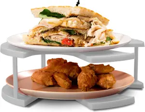 The DoubleWave Microwave Plate Stacker (Original) (12 Inch)