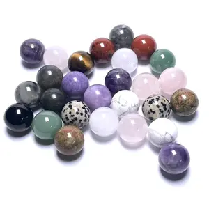 Mix crystal mini sphere random 1.5cm 18pcs