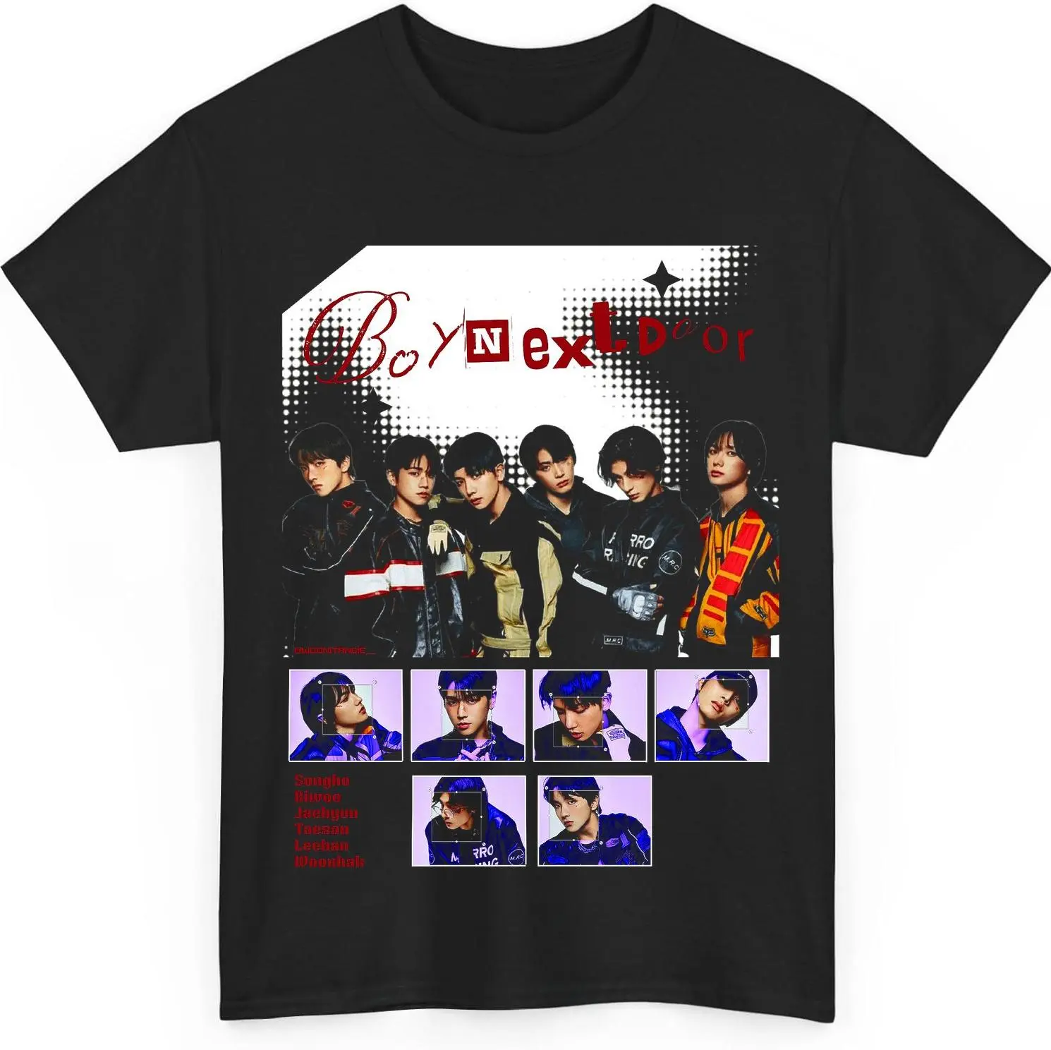 BOYNEXTDOOR 2026 Tour No Genre K-pop Boy Group Vintage Tee HY6842