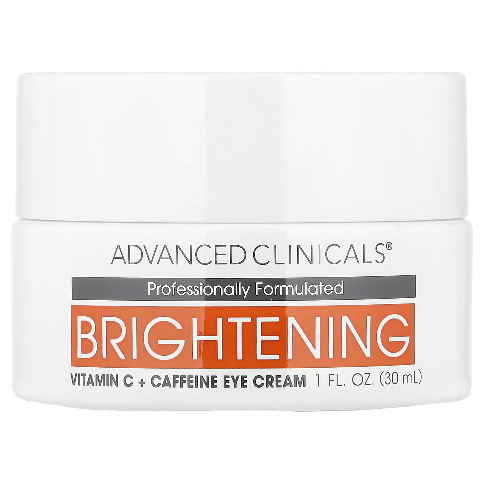 Advanced Clinicals Brightening Vitamin C + Caffeine Eye Cream , 1 fl oz (30 ml) Advanced Clinicals Brightening Vitamin C + Caffeine Eye Cream , 1 fl oz (30 ml)