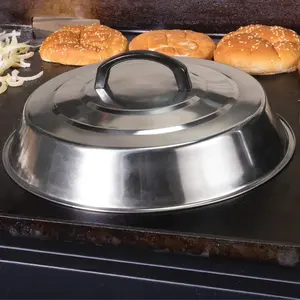 12" Round Basting Cover  Stainless