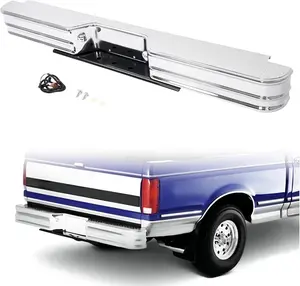 Rear Bumper Compatible with 1967-1991 C/K Fleetside 1978-1985 Ram charger 1978-1998 Ford Bronco F250 F350HD Styleside (Compatible with 21000 Fey vehicle specific mounting kit)
