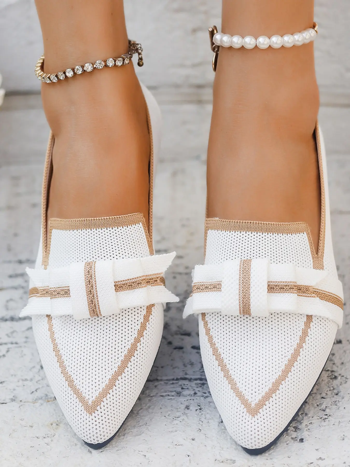 Women's Casual Textile Loafers, Solid Color Rubber Sole Shoes, Less Than Ankle Height Design, All Season Wear Comfortable Footwear