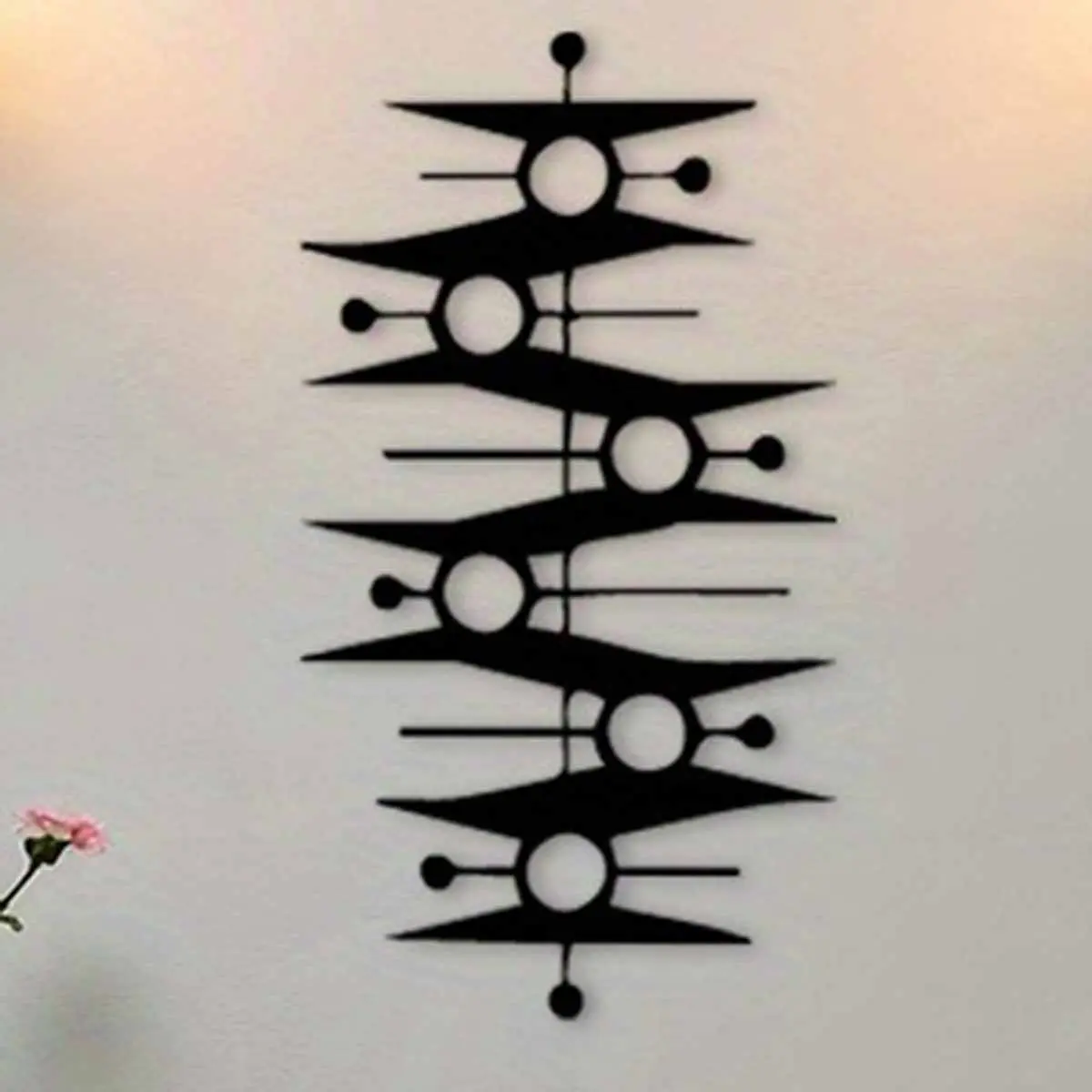 Modern Metal Wall Decor, Artistic Abstract Geometric Circle Design Durable Iron Construction, Modern Abstract Art, Indoor Outdoor Decoration, Perfect Gift Choice, Abstract Pattern